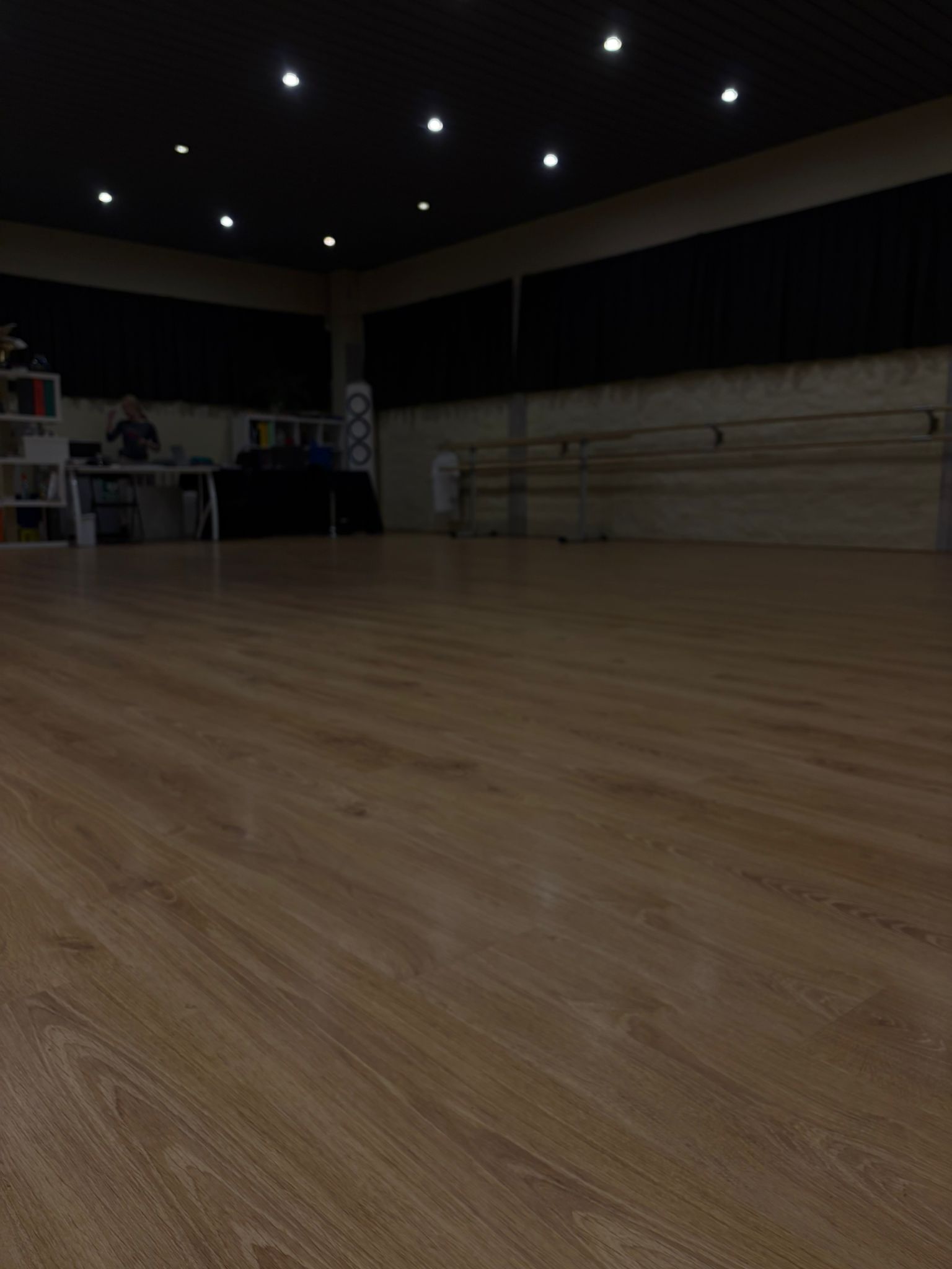 Sala prove con sbarra 